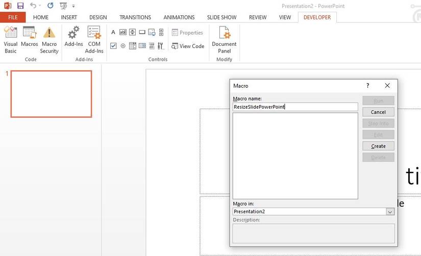 How to Resize Photos in PowerPoint Using Macro
