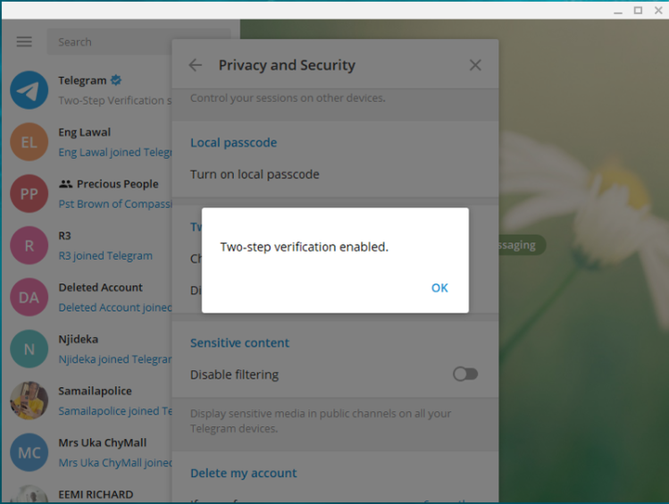 How to Enable Two-Step Verification in Telegram