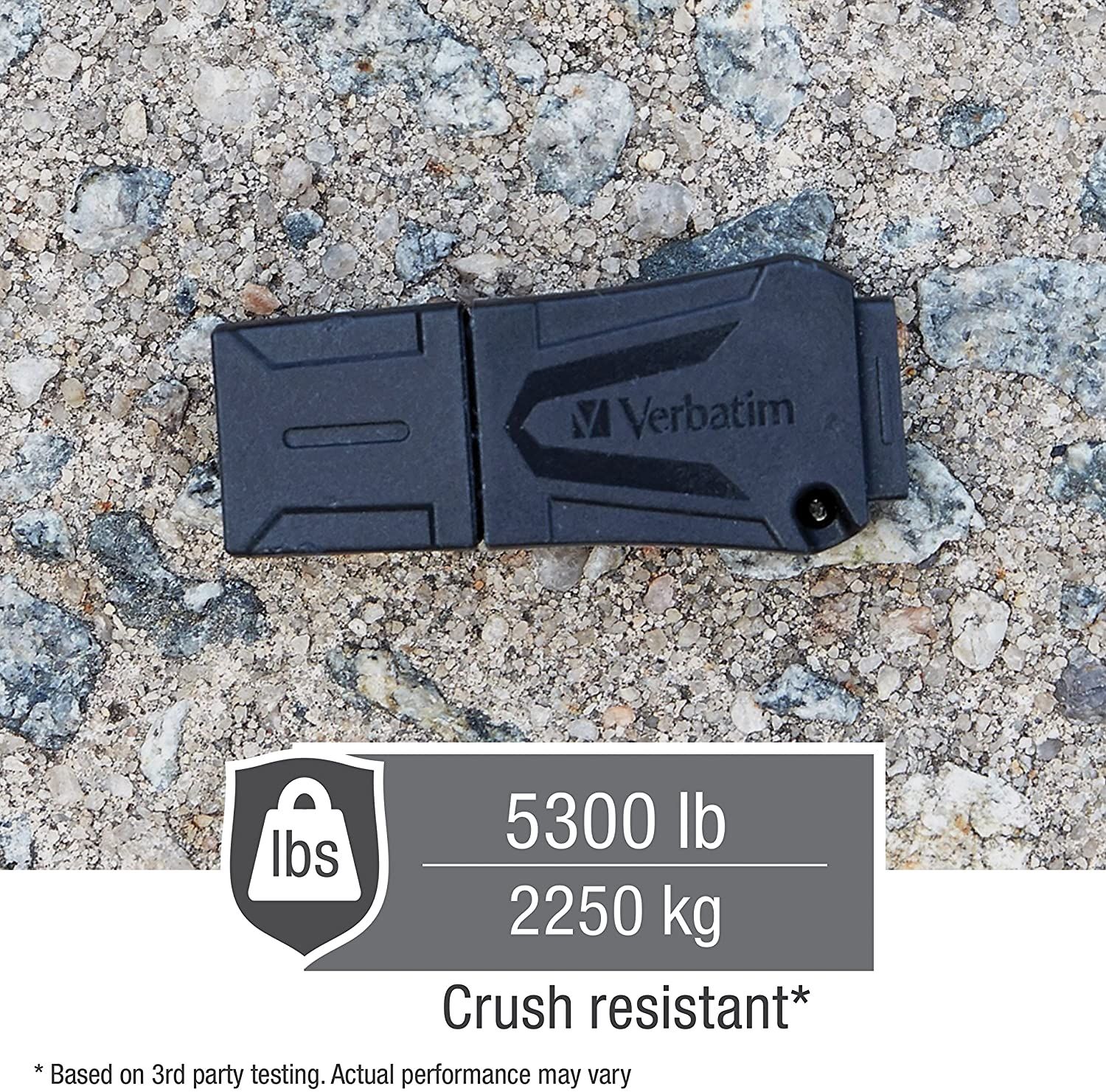 Verbatim ToughMAX USB Flash Drive Crush Resistant