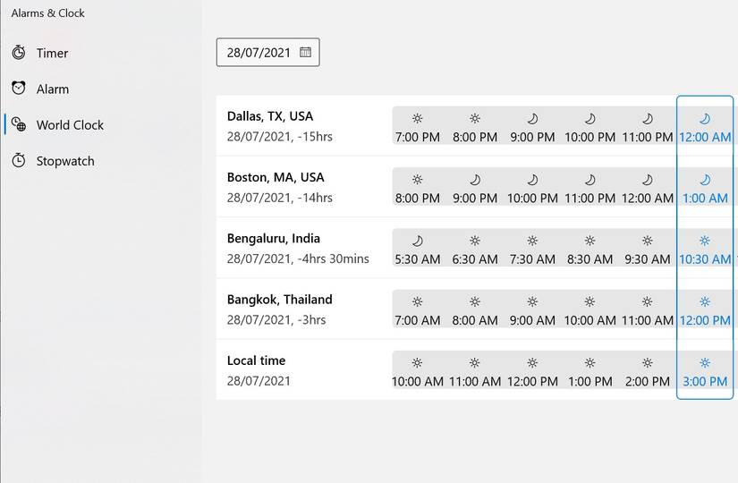 How to Use the Alarm and World Clock App on Windows 10