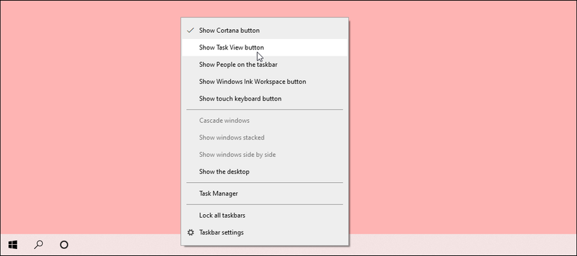 Remove Task View From Taskbar 11 Ways to Fix the Windows Taskbar Showing in Fullscreen