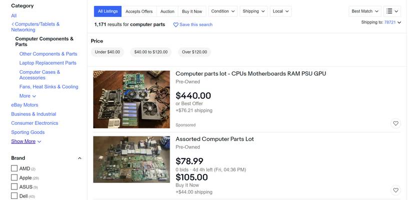 Where to Sell Used Computer Parts: The 10 Best Options