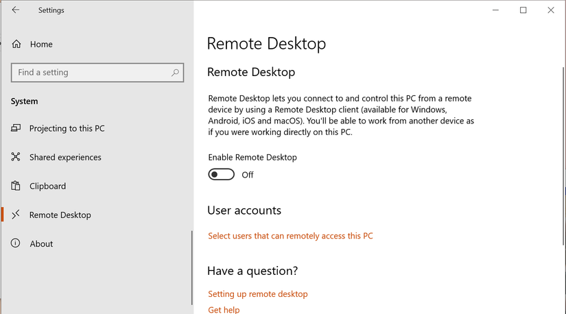 How to Set Up Microsoft's Remote Desktop Connection