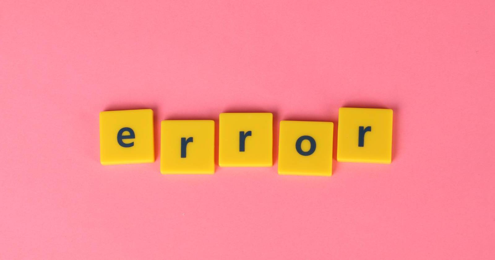 3 Types of Programming Errors and How to Avoid Them