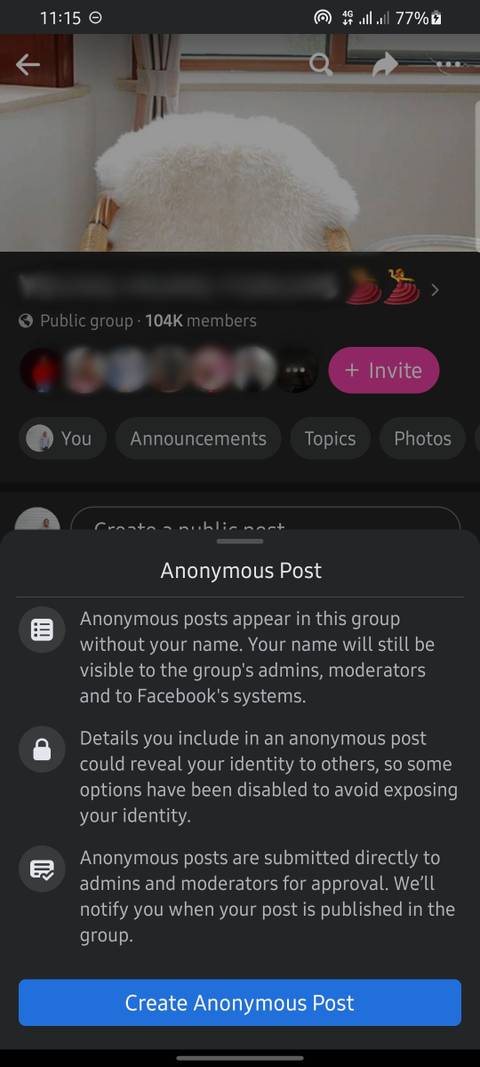 Anonymous Fb How to Post Anonymously in a Facebook Group