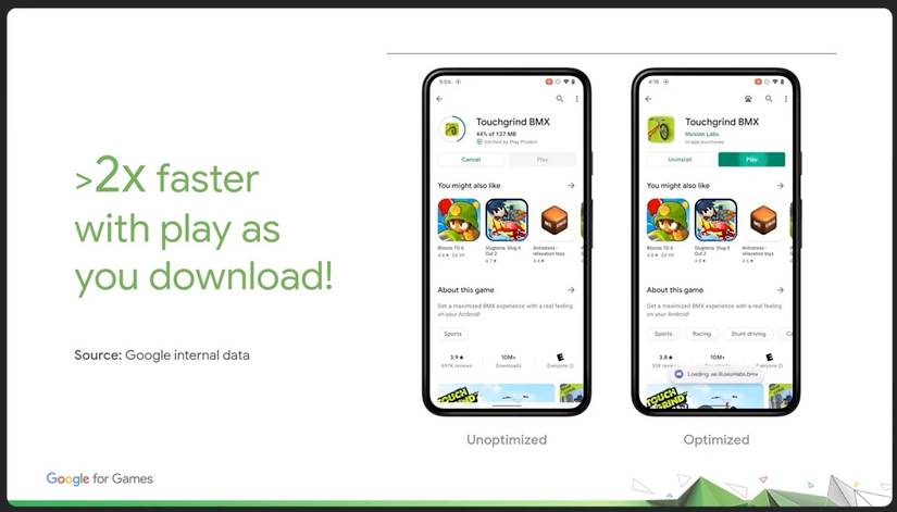 Android 12 Will Let You Play Games While They're Downloading