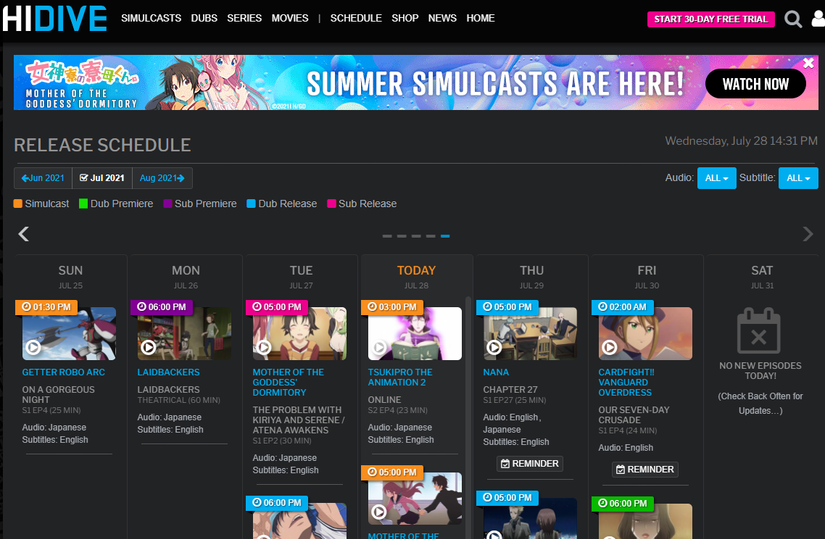 Hidive anime