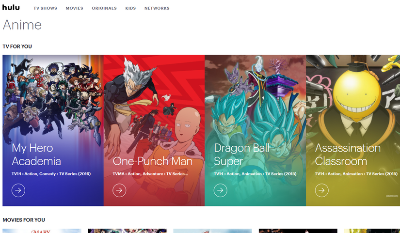 Hulu anime