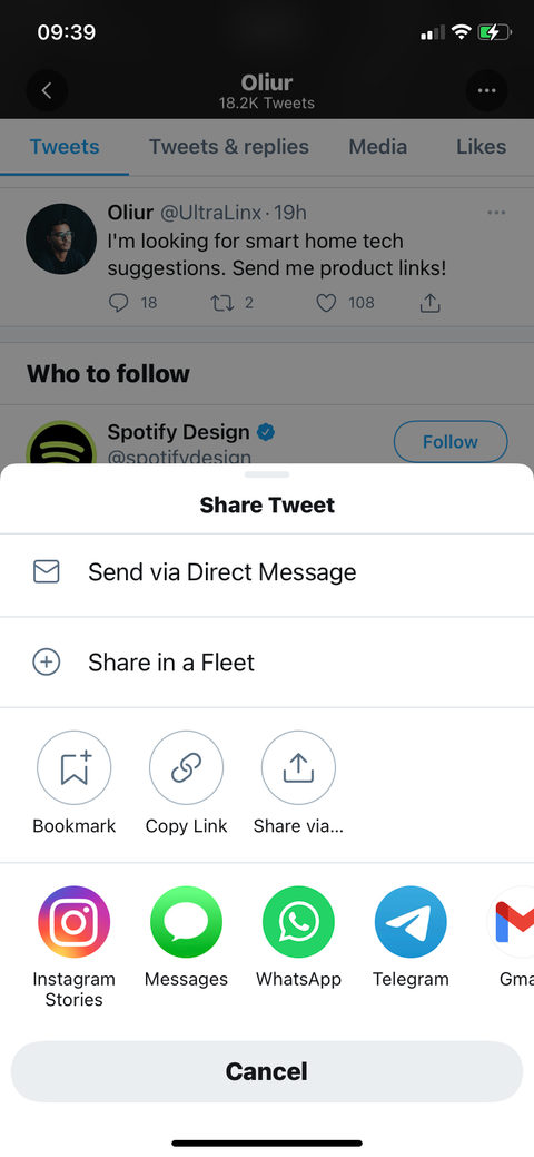 Shared Tweet Example How to Share Tweets to Your Instagram Story Without Screenshotting