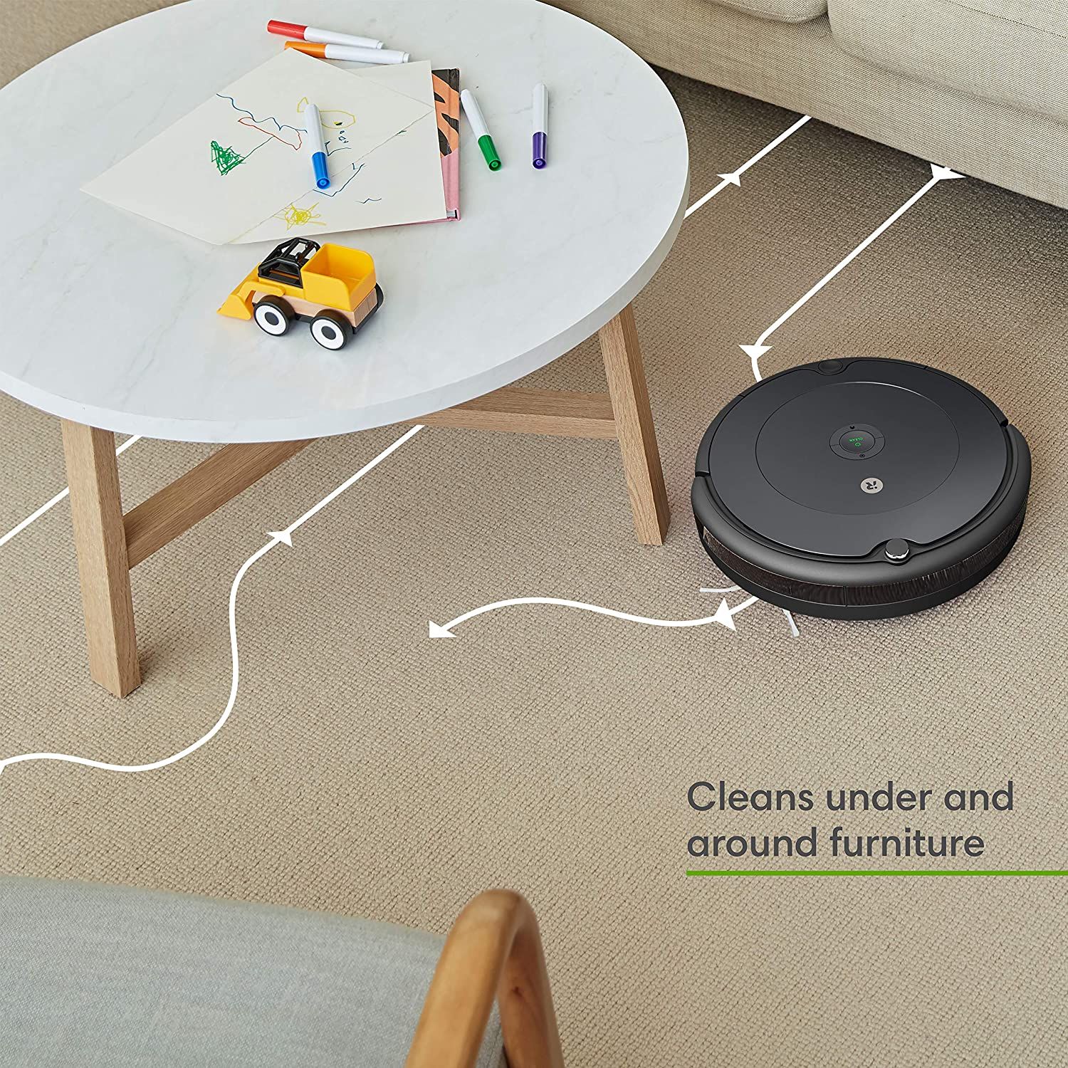 iRobot Roomba 692 furniture detection
