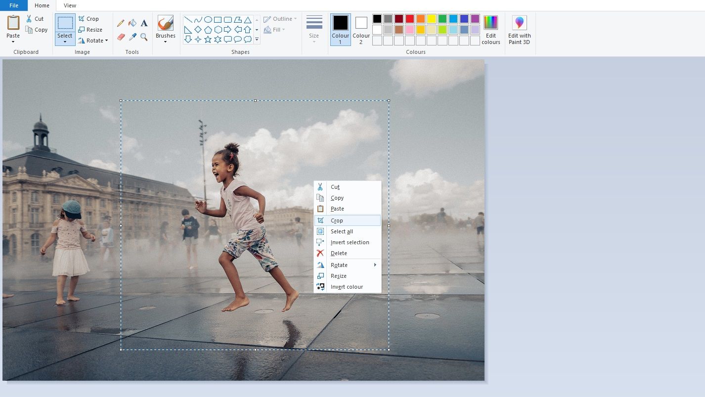 Как изменить размер фото в paint 3d