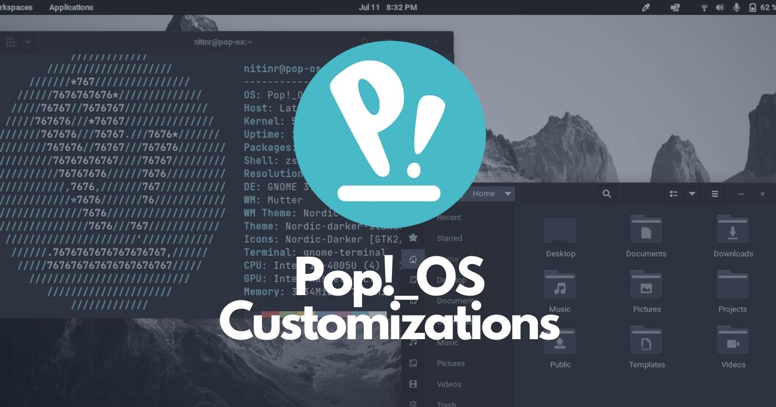 How to Customize Pop!_OS 21.04 With GNOME Tweaks