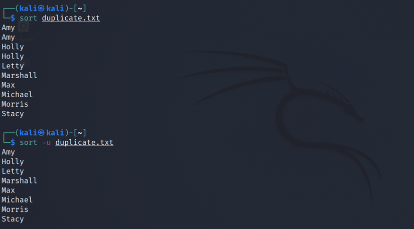 Sort U Linux How to Sort Text Files in Linux Using the sort Command