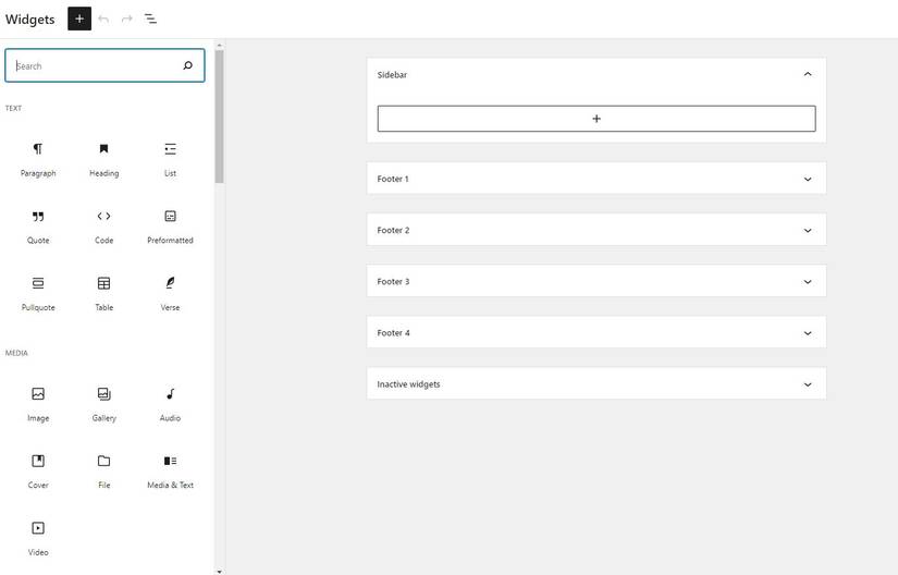 Widget Building Blocks 7 Key Features to Look Out for in WordPress 5.8