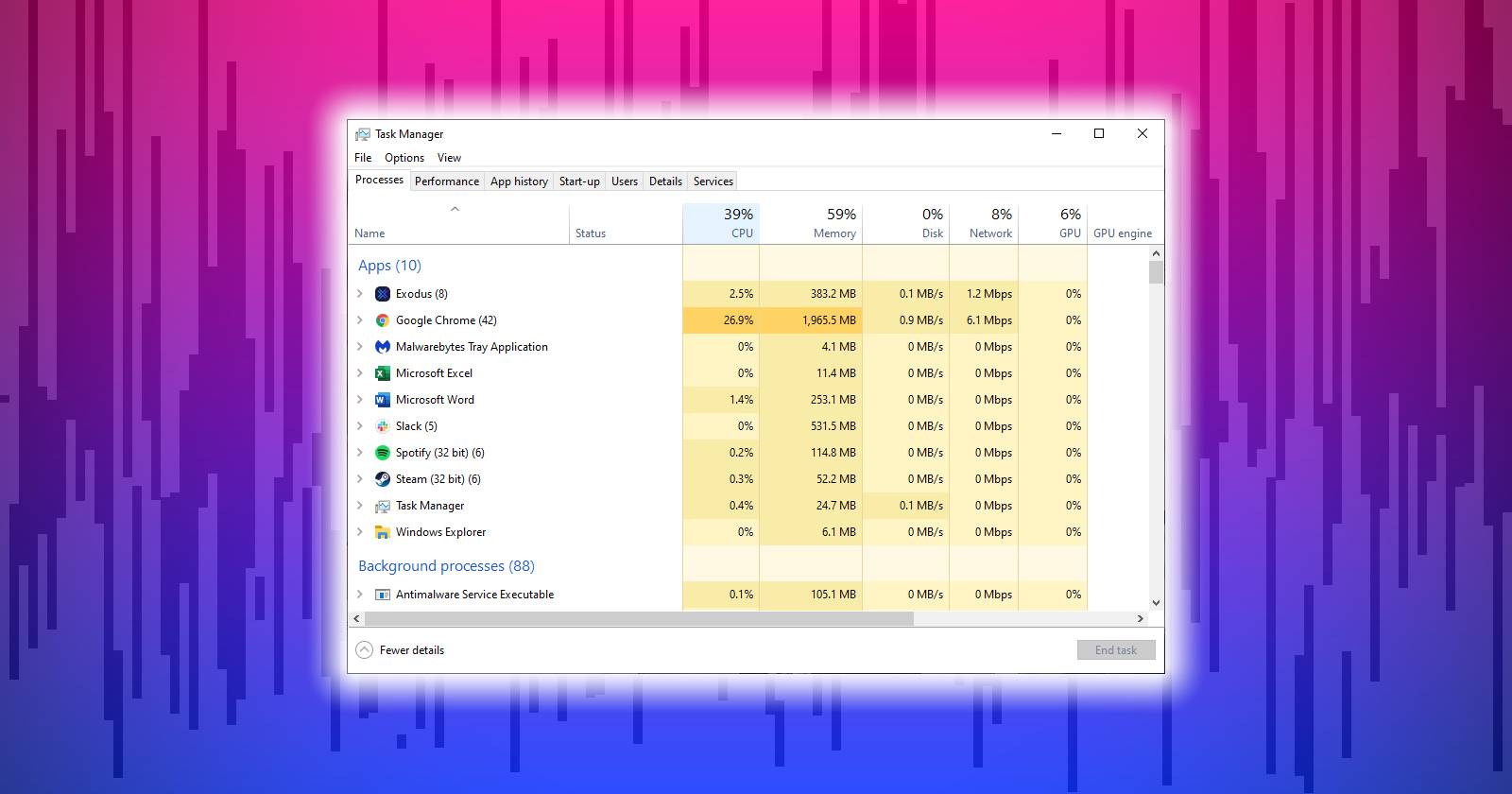Task Manager Picture 12 Ways to Open the Task Manager in Windows 10