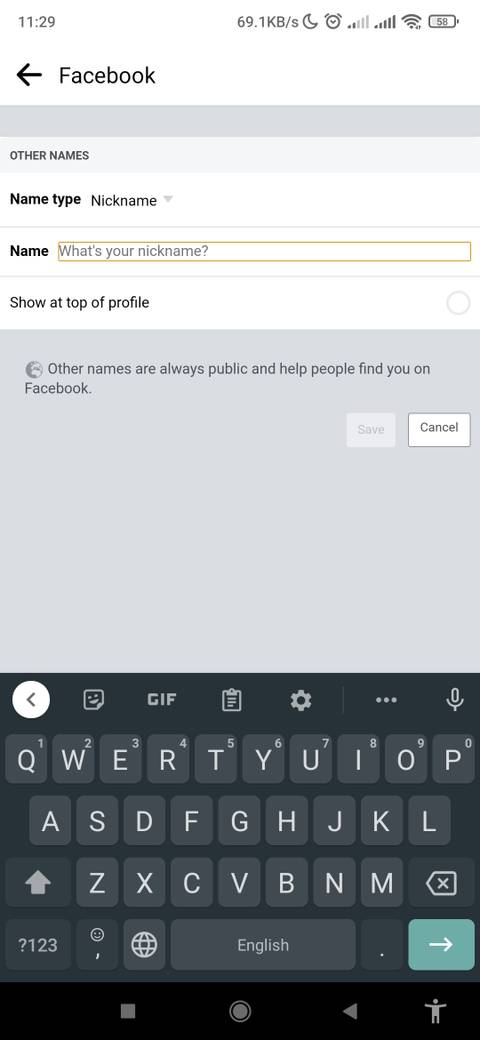 How to Change Your Facebook Name