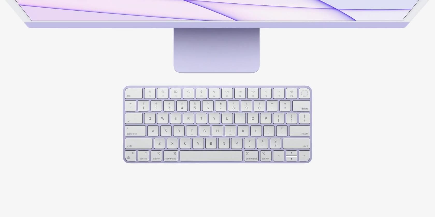 iMac（M1 2021）専用キーボード マジックマウス iMac (24-inch, M1, 2021)付属のTouch ID搭載Magic Keyboardは