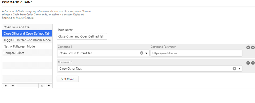 How to Use Vivaldi Command Chains to Simplify Your Workflow
