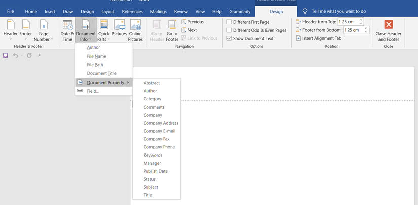 Office Copy Header Example How to Create a Custom Header in Microsoft Word