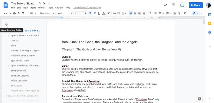 Chapter Google Docs How to Use Google Docs as a Book Writing Software