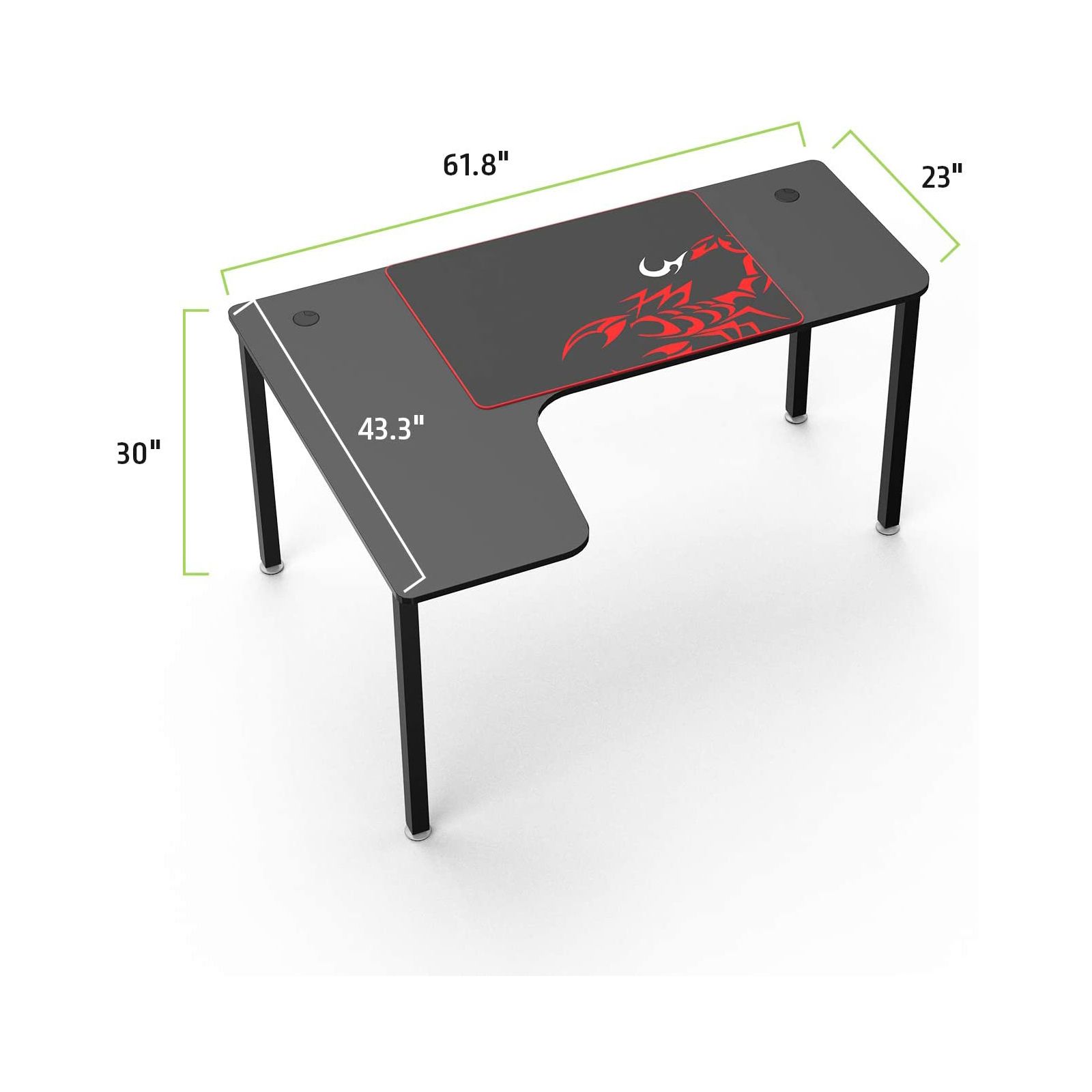 It_s_Organized 61-inch L-Shaped Gaming Desk 03