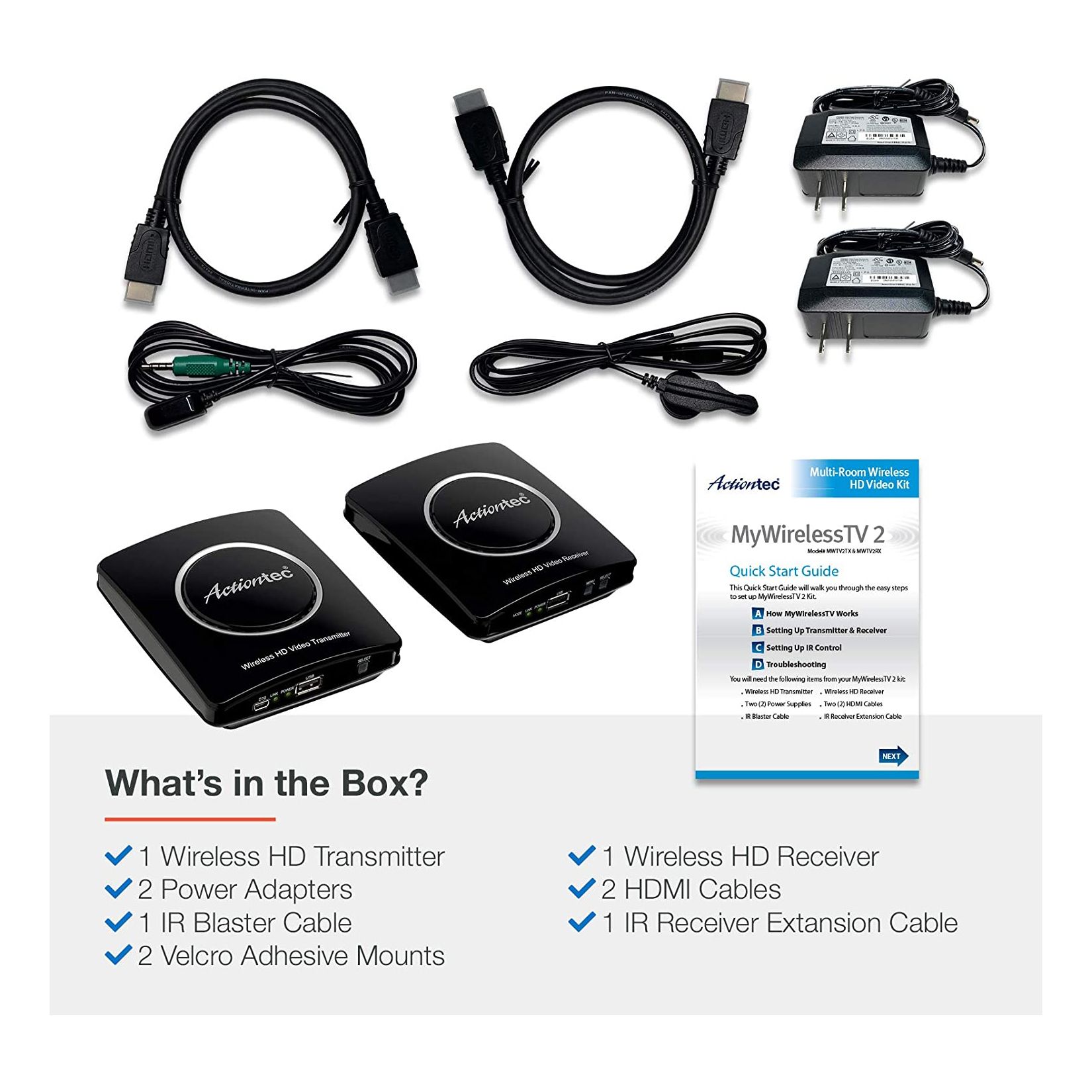ScreenBeam Actiontec MyWirelessTV2 Wireless HDMI Transmitter and Receiver 04