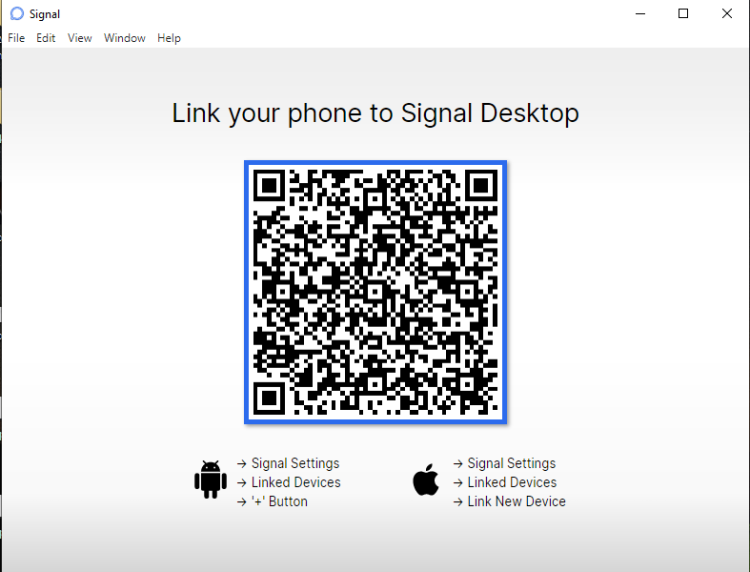 Scan Device Signal Here's How to Link Your Devices in Signal