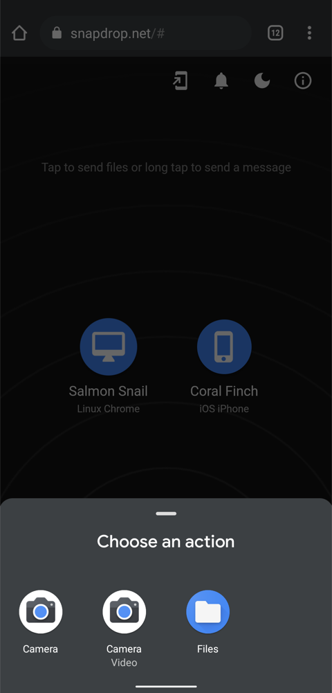 How to Transfer Files Between Linux, Android, and iOS Using Snapdrop