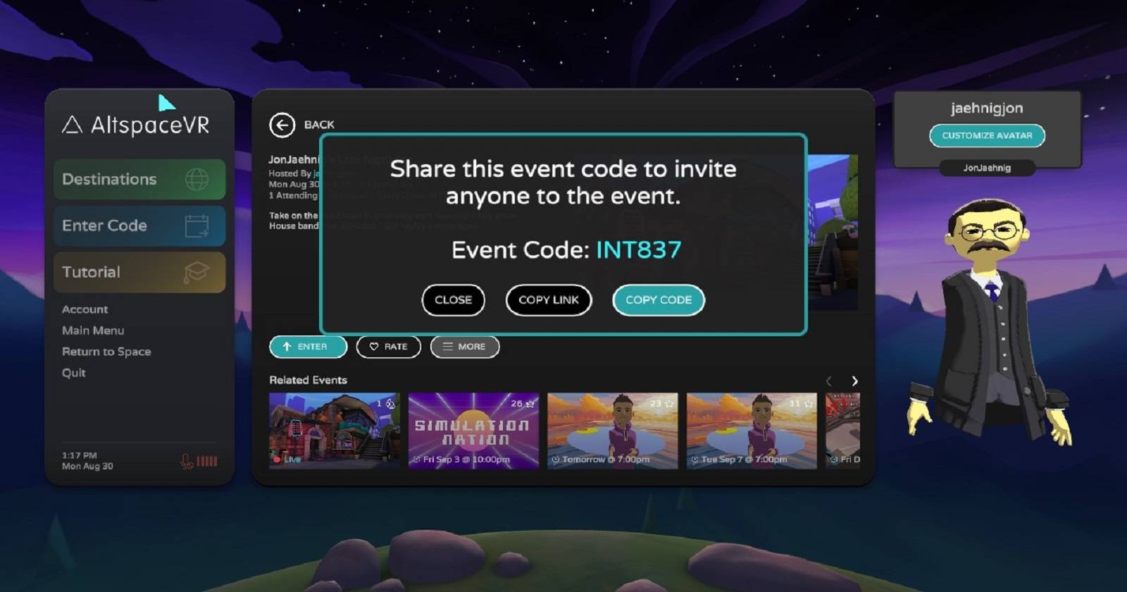 How to Host an Event in AltspaceVR