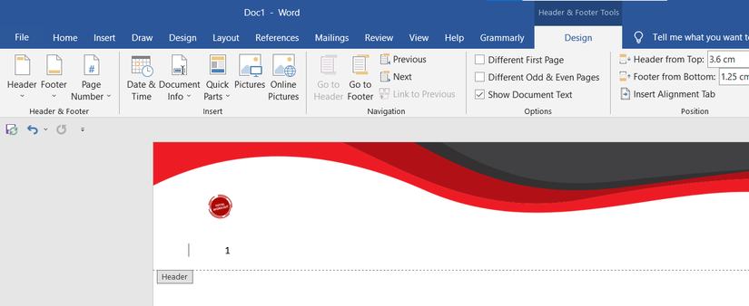 Header Design In Word How to Create a Custom Header in Microsoft Word