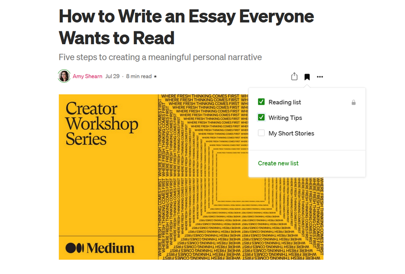 How to Create an Attractive Profile on Medium