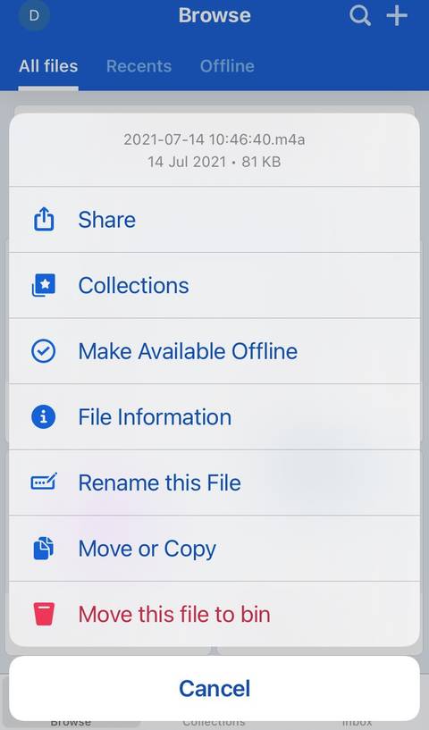 Box Files Option How to Store and Manage Cloud Files Using the Box App