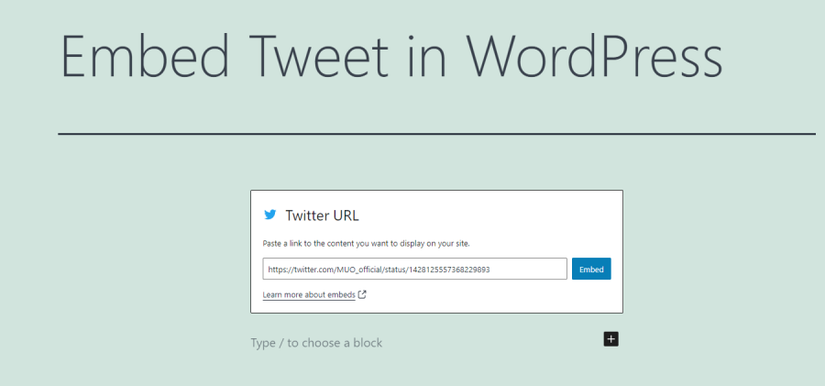 How to Embed Tweets in Your WordPress Posts