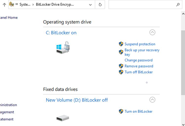 How to Disable or Suspend BitLocker on Windows 10