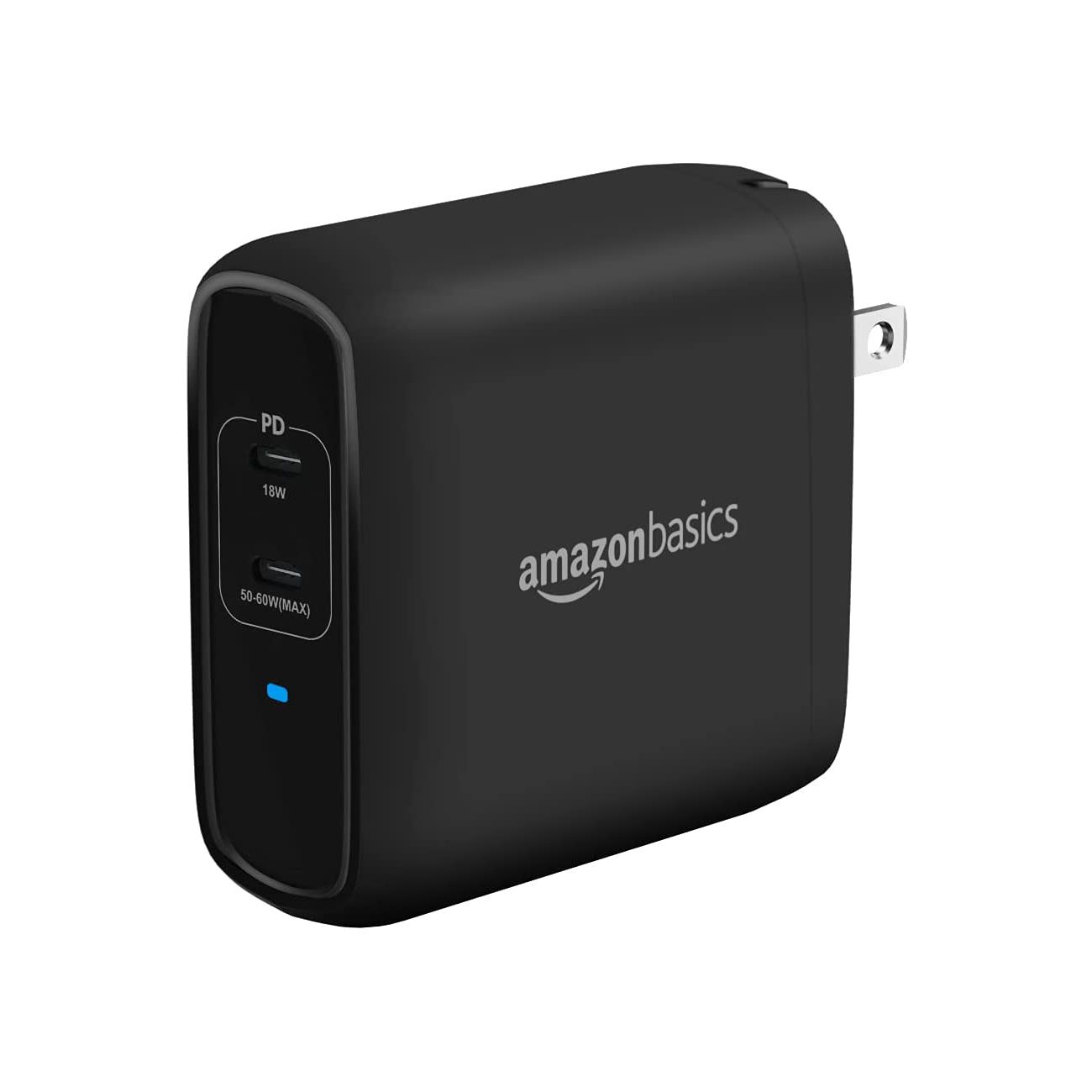 Amazon Basics 68W Two-Port USB-C Wall Charger 01