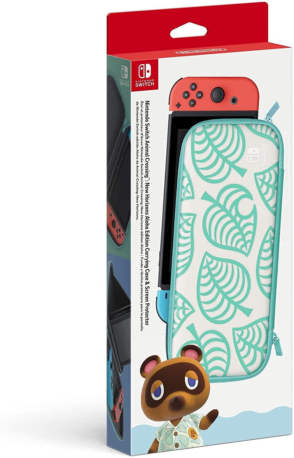 Animal Crossing New Horizons Aloha Edition Carrying Case box