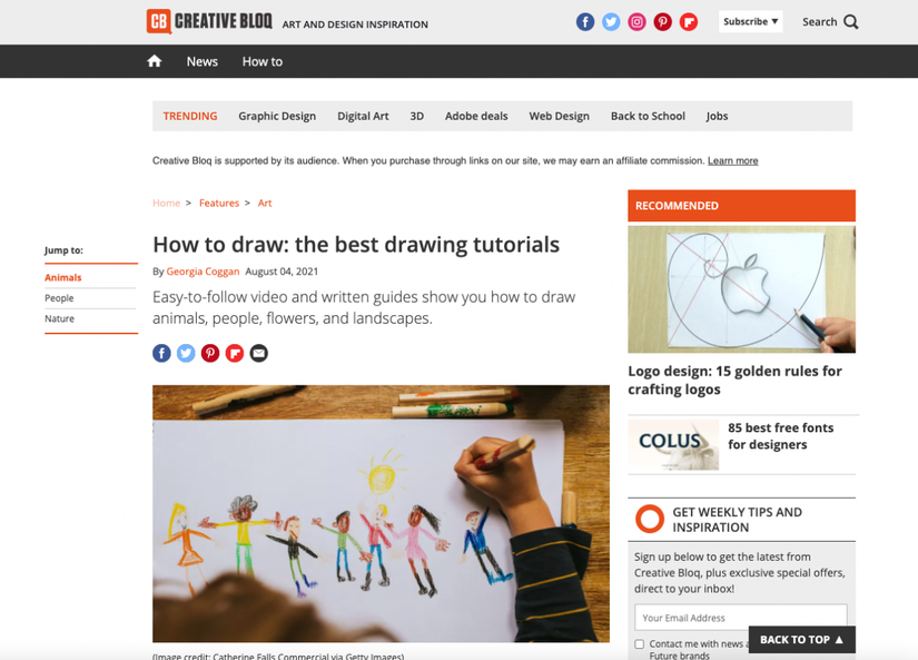 10 Sites That Will Teach You How to Draw Well