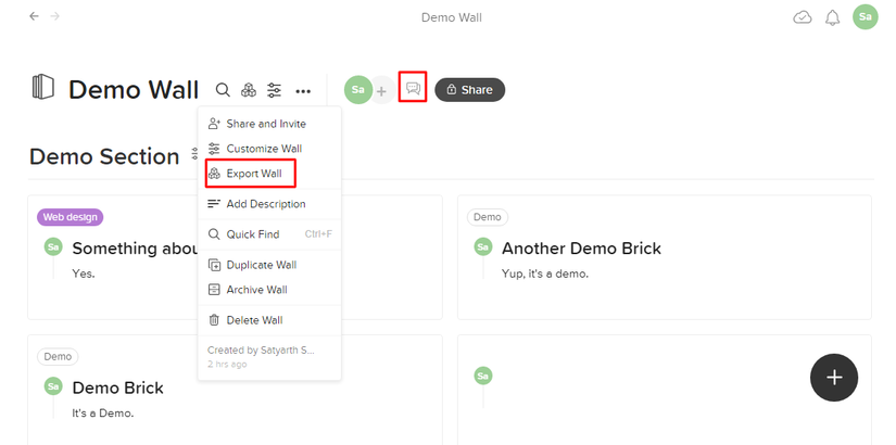 6 Features of the Walling App to Visually Arrange Tasks
