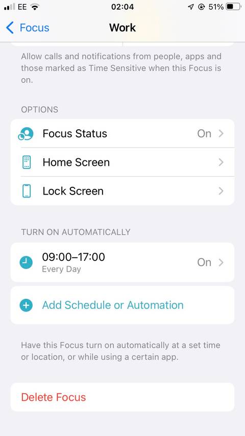 How to Schedule and Automate Different Focus Modes in iOS 15