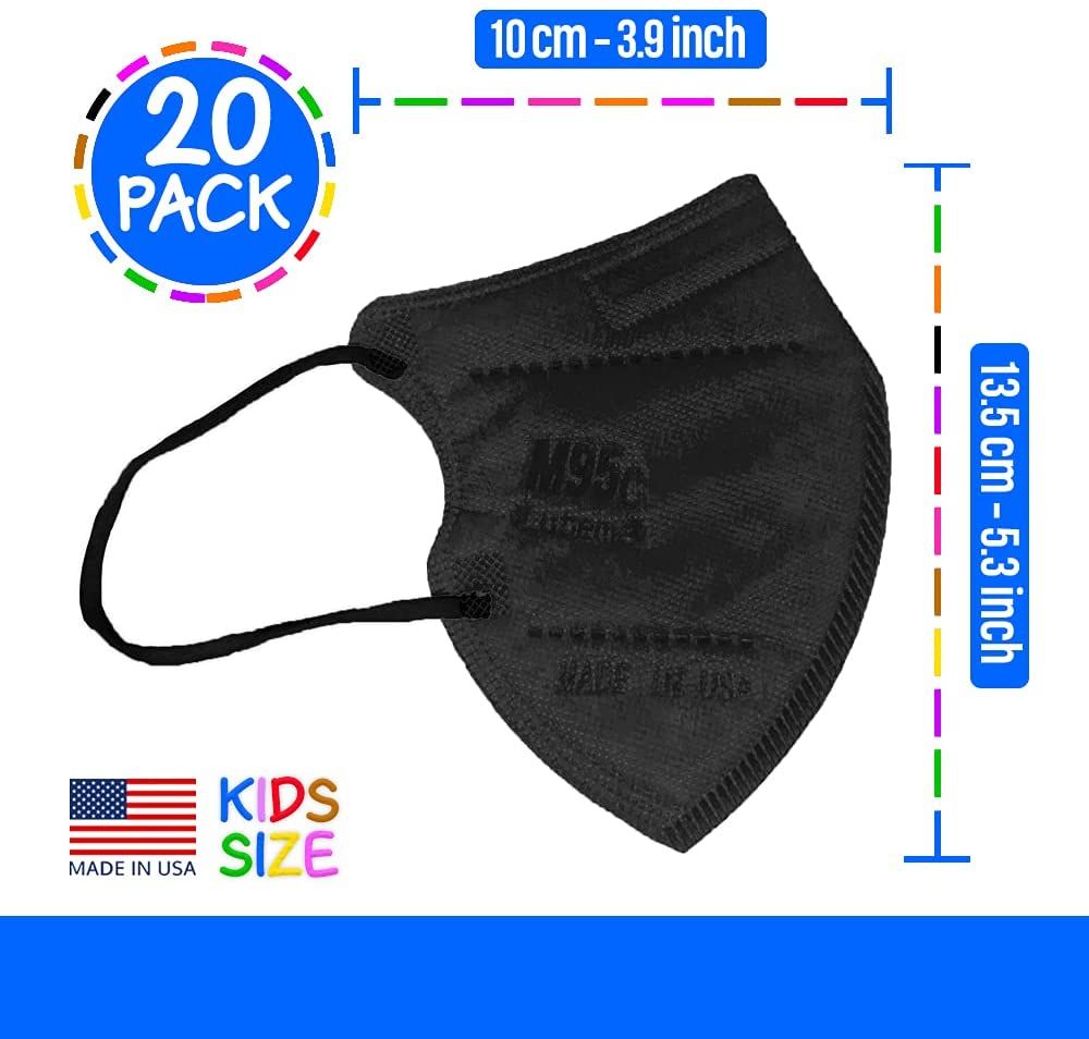 An image showing M95c Disposable 5-Layer kids face mask