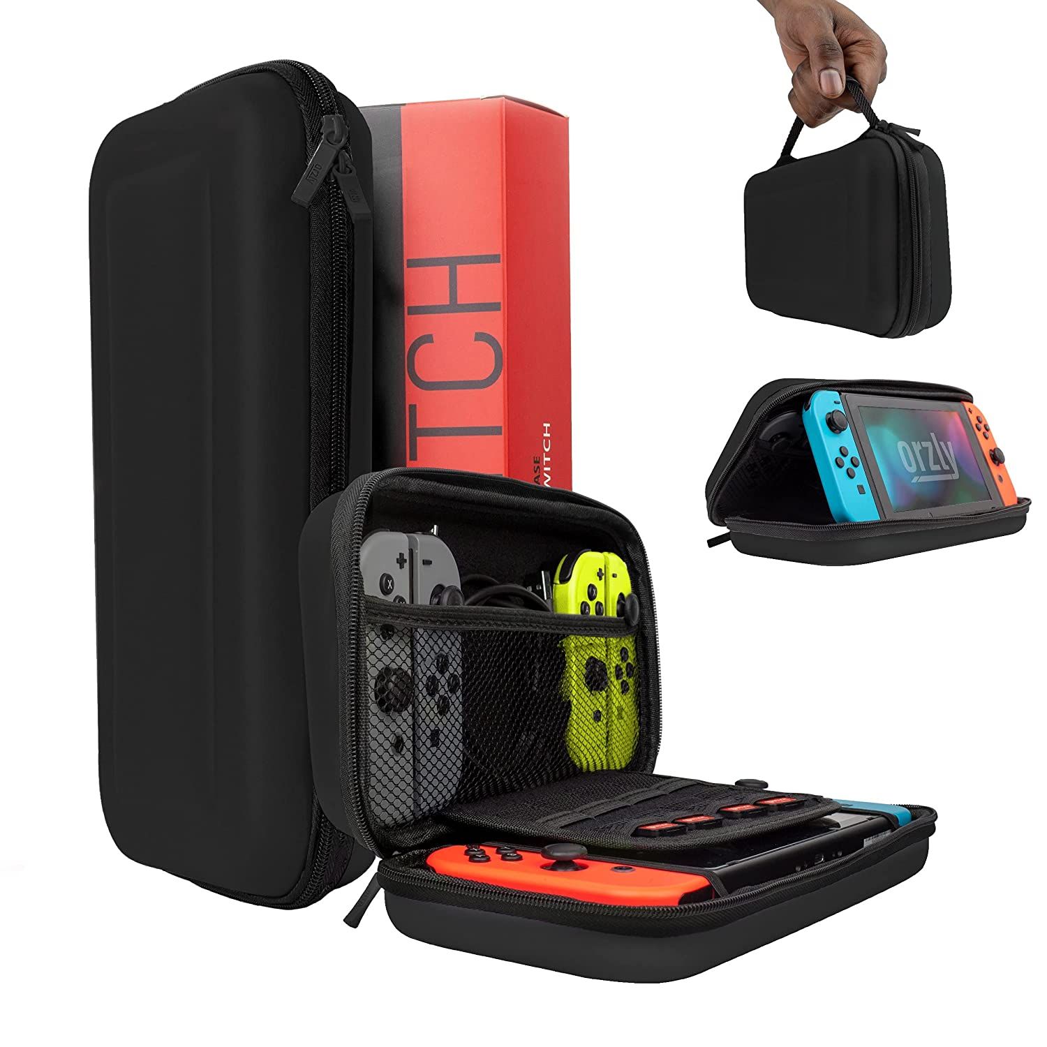 Orzly Carry Case and accessories