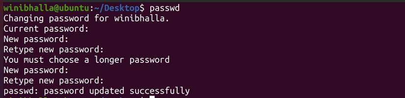 How to Change Your Password in Ubuntu