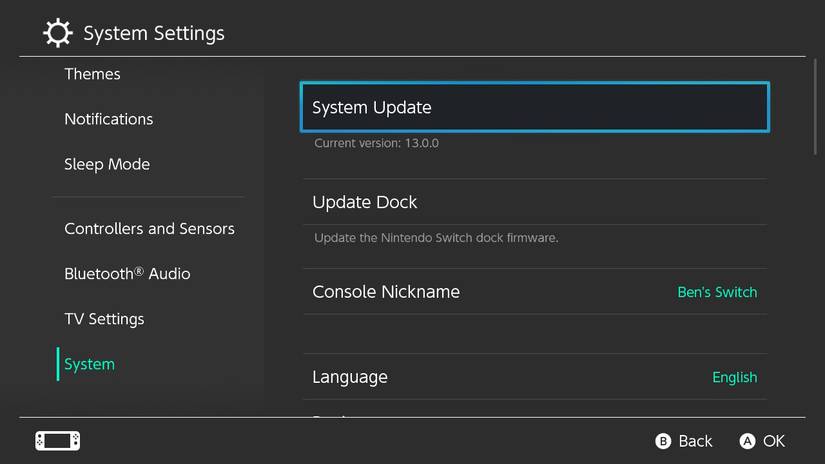 Switch Update How to Update Your Nintendo Switch System, Games, and Controllers