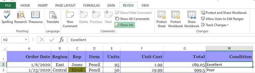 How to Spell and Grammar Check in Excel