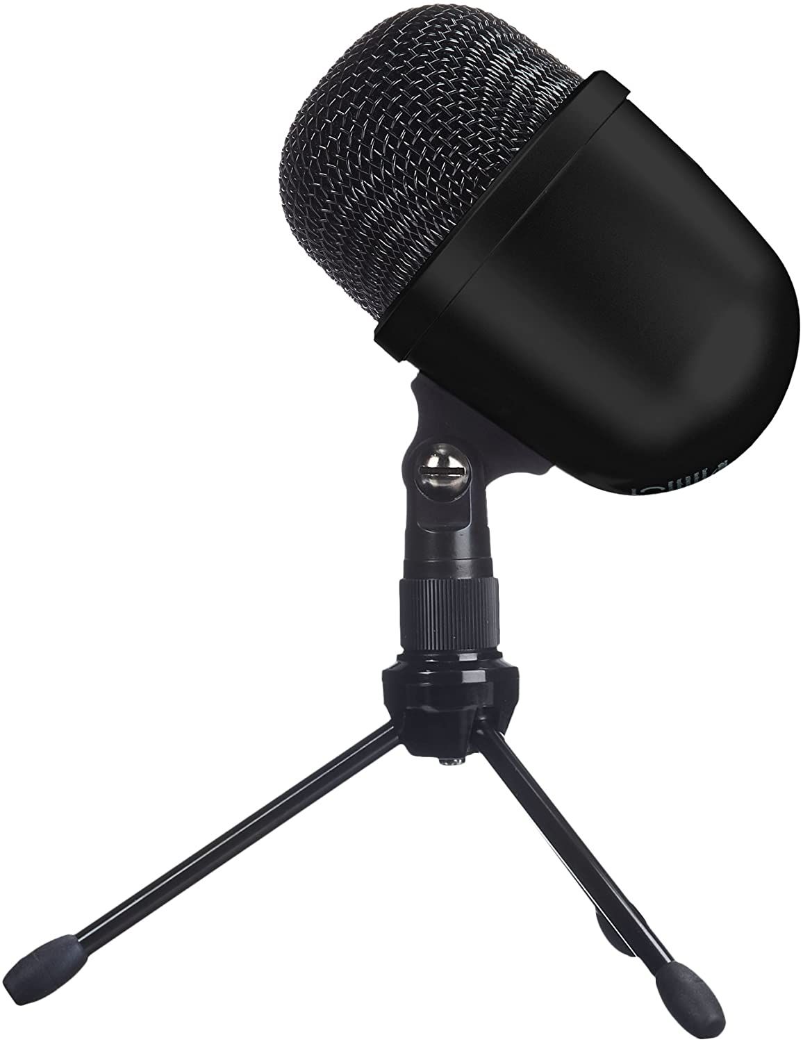A display of Amazon Basics microphone with USB