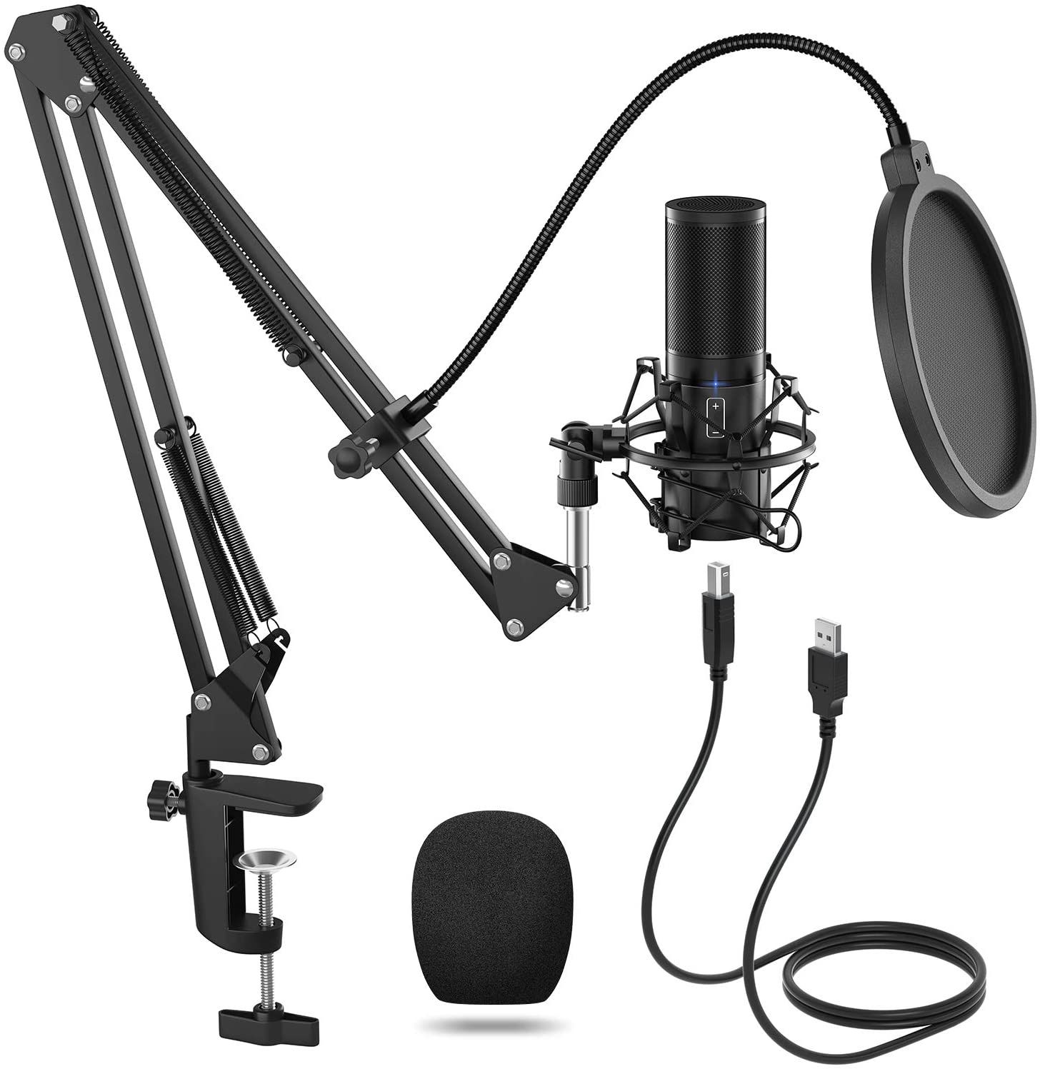 A complete view of the USB Mic Tonor Kit