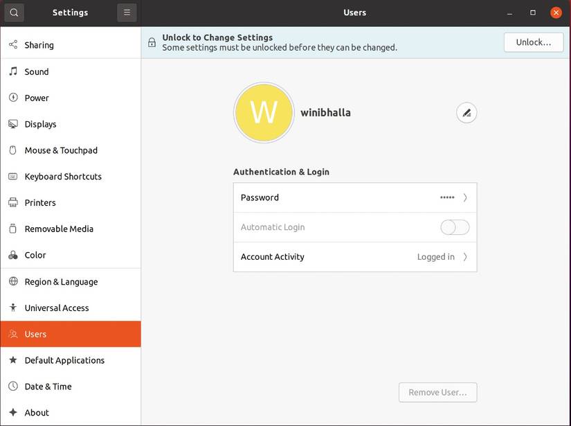 How to Change Your Password in Ubuntu