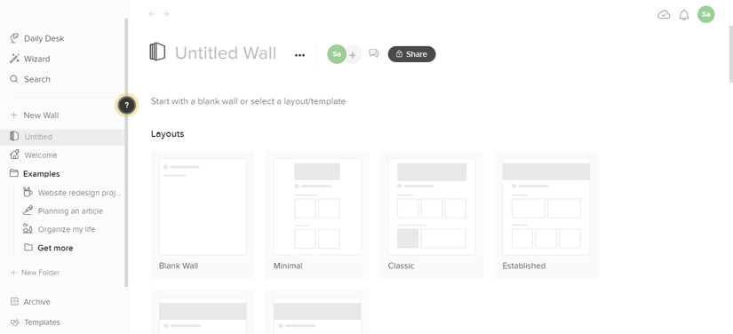 6 Features of the Walling App to Visually Arrange Tasks