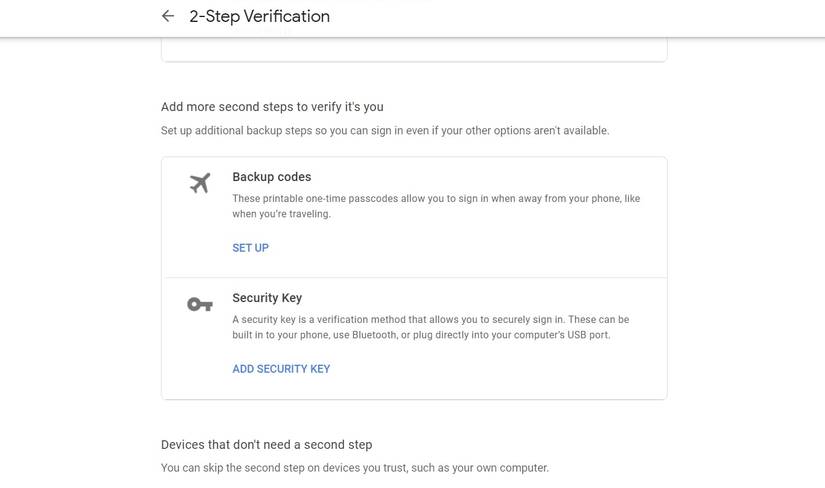 How to Set Up Back-Up Authenticator Codes for Your Google Account