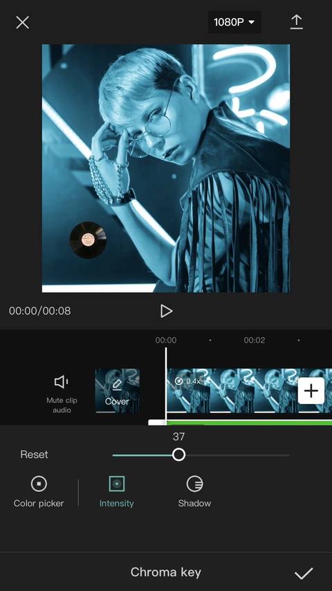 CapCut Chroma Intensity